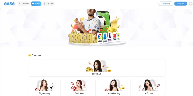 Live Casino 6686 là sảnh chơi bài online được yêu thích nhất hiện nay.